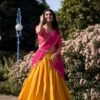 2001MSTMAIN_526143c7-6de3-4109-92af-b2f92a6a9f92.jpg Mustard Color Zari Weaving Work Kanchipuram South Indian Lehenga Choli
