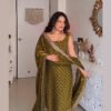 Mehndi Green Suit Set By Suratikart