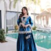 LW-9307_4.jpg Arabian Blue Ice Velvet Suit Set