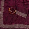 NC_-_5434.jpg Cherry Oak Space Silk Heavy Saree with Original Jarkhan Diamond Work