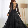 NKB-43_10.jpg Black Laheriya Print Traditional Gown