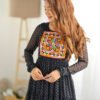 NKB-43_9.jpg Black Laheriya Print Traditional Gown