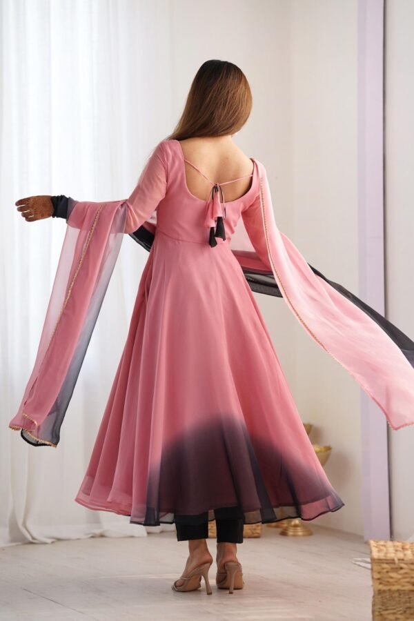 NKB-51PINK_1.jpg Elegant Pink Fox Georgette Anarkali Suit