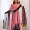 NKB-51PINK_3.jpg Elegant Pink Fox Georgette Anarkali Suit