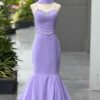 Lavender 90’s Fish Cut Lehenga Set