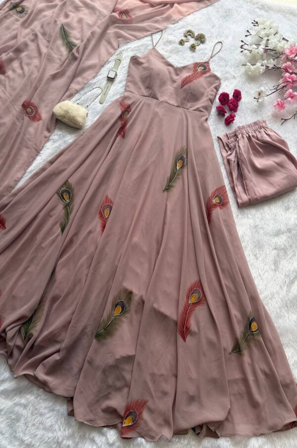 Sc-333_4.jpg Old Rose Georgette Handpainted Anarkali Suit