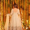 Off-White Wedding Special Palazzo Suit Set